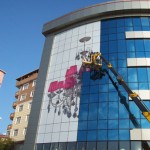 Dijital Baskılı Cephe Giydirme Çalışması